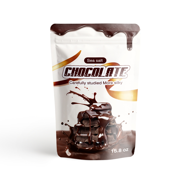 Eco Friendly Recyclable White Chocolate Packaging Pouches