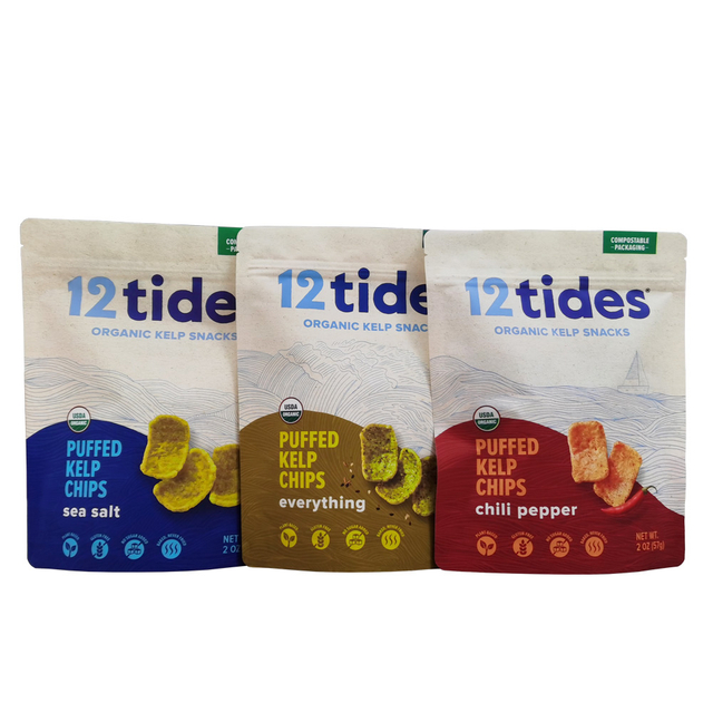 Digital Printing Compostable Stand Up Chips Bags