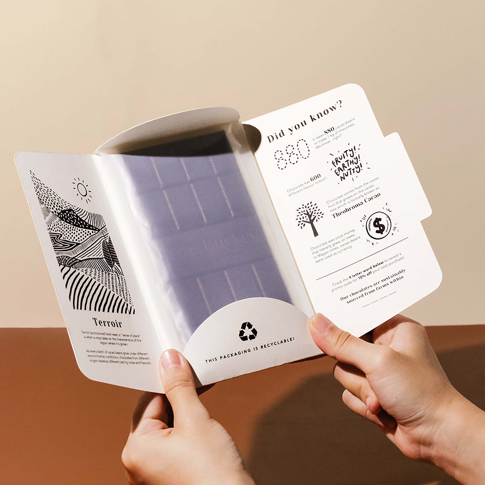 Help Improve Brand Sustainability with Compostable Chocolate Wrappers