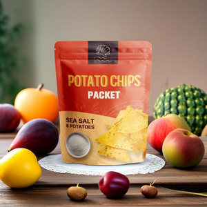 Best Custom Zipper Top Stand Up Compostable Chips Bags Wholesale