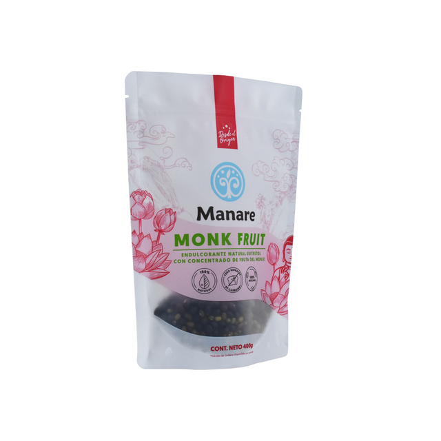 Moisture-proof Matte Printing Recyclable Monk Fruit Packaging Bag