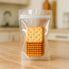 Home Compostable Zipper Clear Cellophane Biscuit Bags