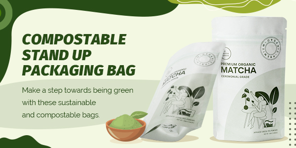 organic protein powder bags
