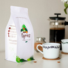 Custom Biodegradeable Flat Bottom Bag for Organic Coffee Tea