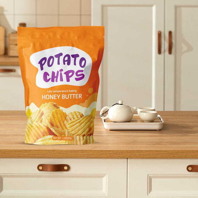 Custom Potato Chip Bag Paper with Zipper