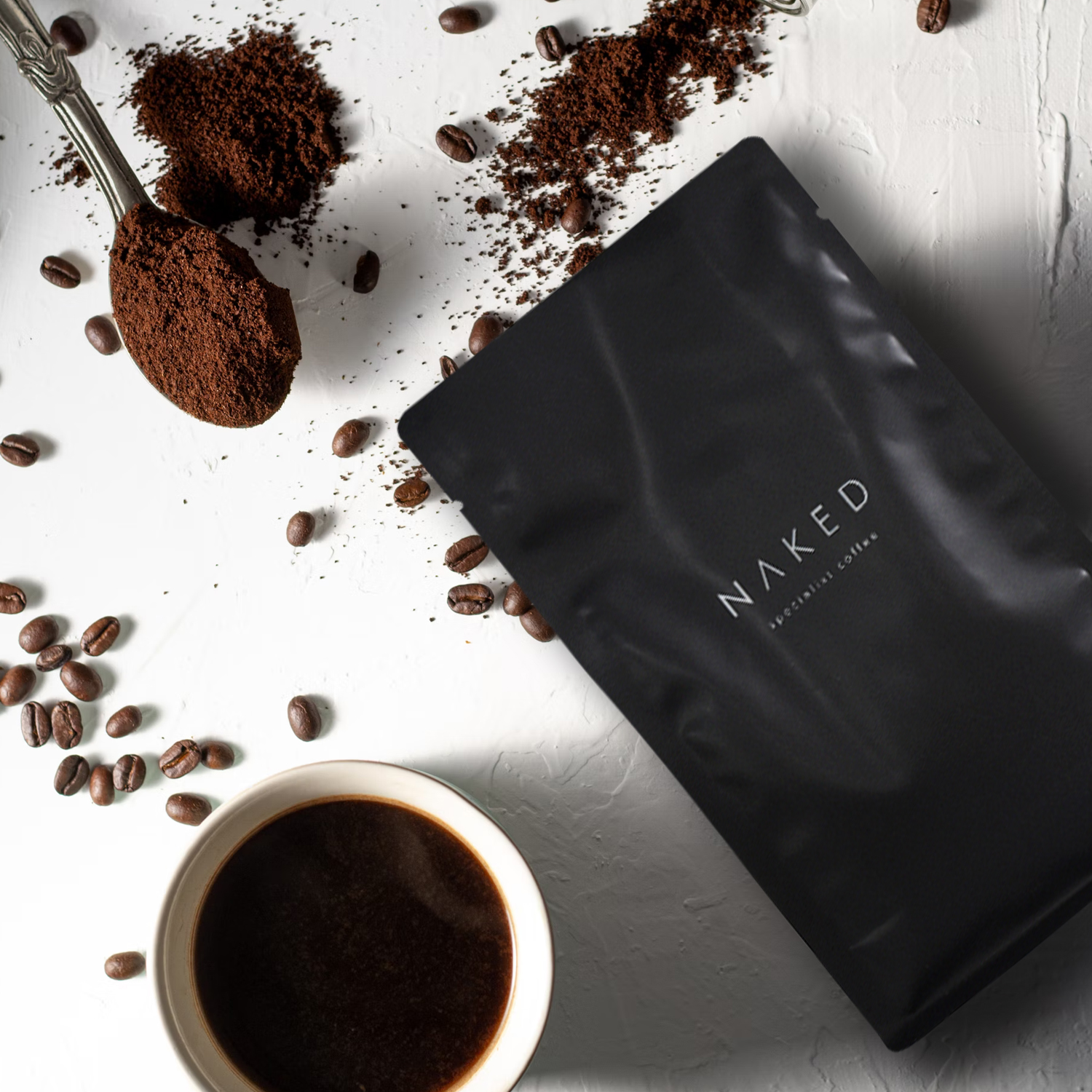 Custom Printing Flat Bottom Coffee Bag with Zipper Recyclable