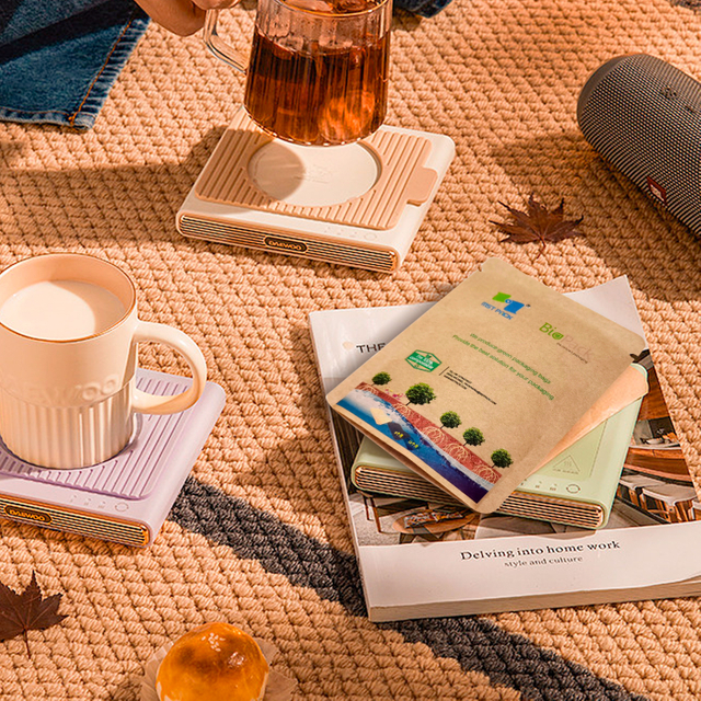 Kraft Paper Flat Pouch Reusable Tea Bags Eco Friendly