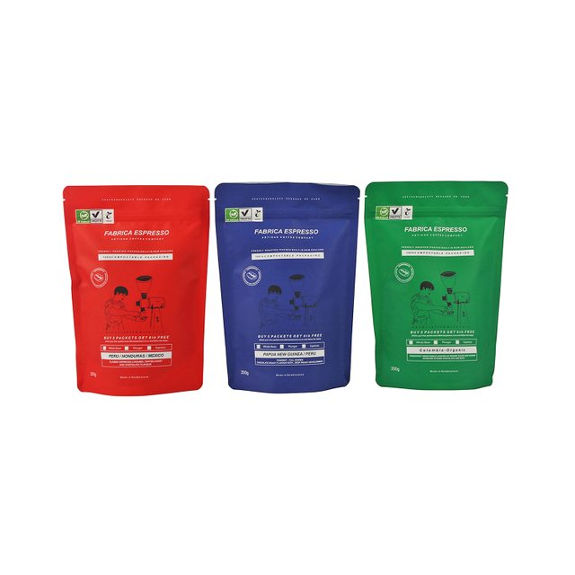 Digital Printing Compostable Stand Up Coffee Bags