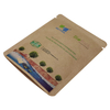 Kraft Paper Flat Pouch Reusable Tea Bags Eco Friendly