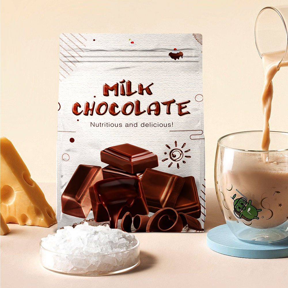 Chocolate Flat Bottom Pouch