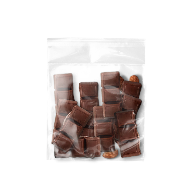 Custom Printed Biodegradable Flat Pouch for Chocolate