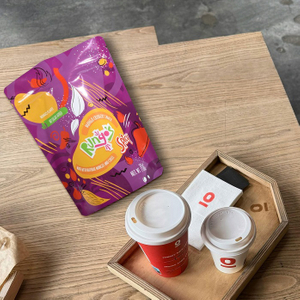 Personalized Design Recycled Stand Up Freeze Dry Fruit Pouches​with Digital Printing