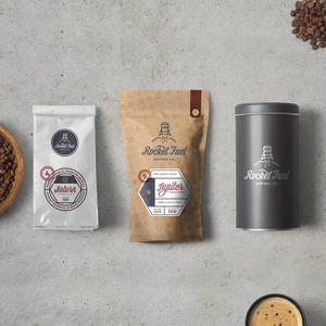 Post Consumer Recycled Packaging for Specialty Coffee