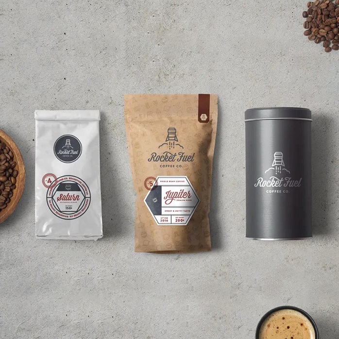 Post Consumer Recycled Packaging for Specialty Coffee