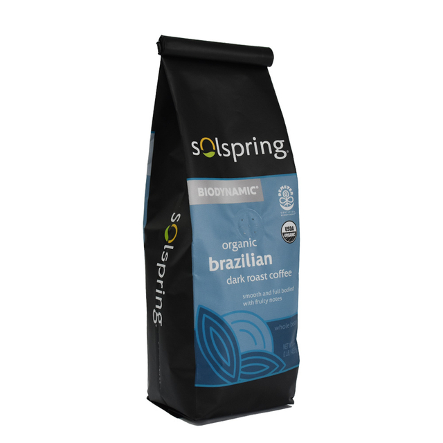 Matte Black Side Gusset Bottom Coffee Bag with Degassing Valve