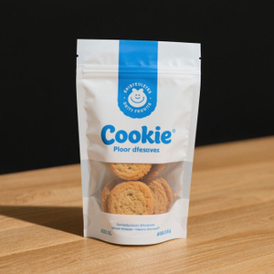 Food Safe Resealable Plastic Biodegradable Cookie Bags