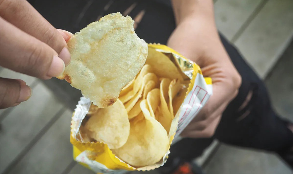 potato chips bags