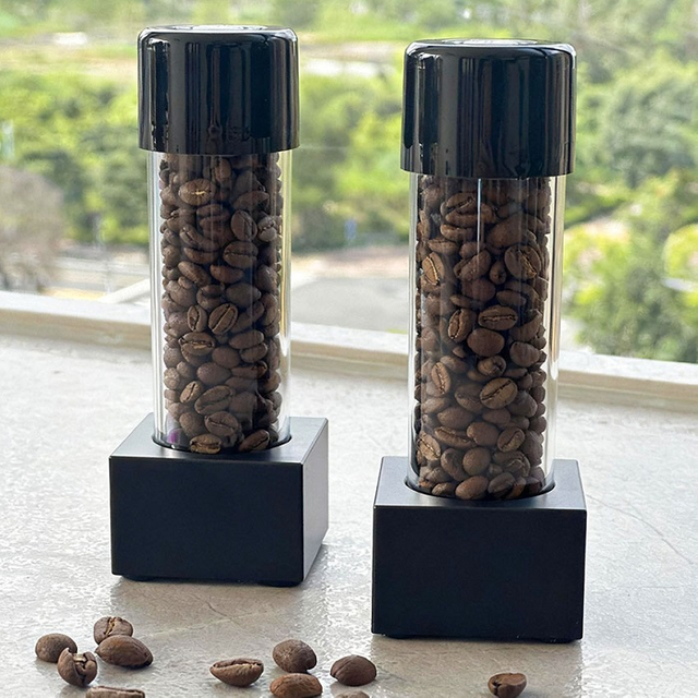Single Dose Coffee Bean Storage Tubes with One-Way Exhaust Valve