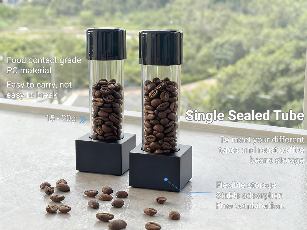 coffee bean storage tubes