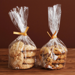 Home Composting Clear Biodegradable Cellophane Bags for Cookies Gift