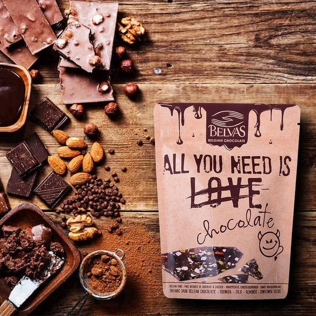 Custom Printed Chocolate Packaging Bags