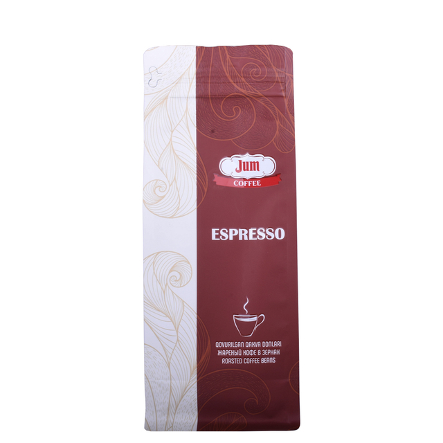 100g Home Compostable Plastic Free Side Gusset Pouch with Valve