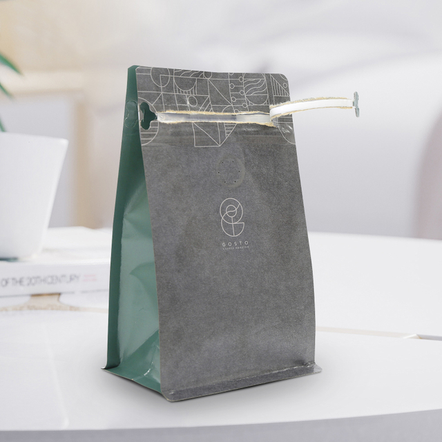 Biodegradable Kraft Paper Coffee Bags with Valve Australia