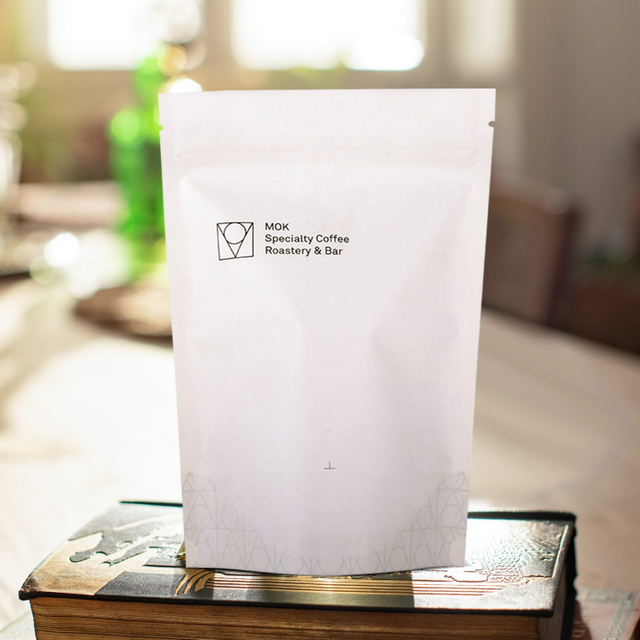 Sustainable Kraft Paper Stand Up Pouches for Roasted Coffee