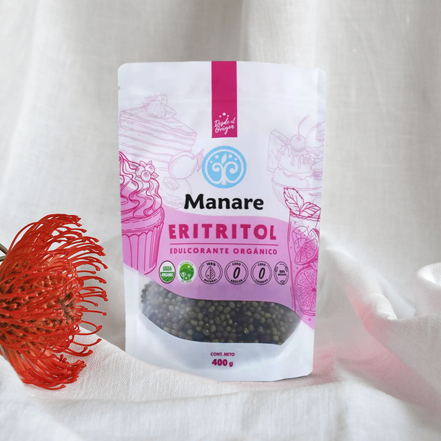 Custom Size Recyclable Stand-up Packaging Organic Sweetener Bag