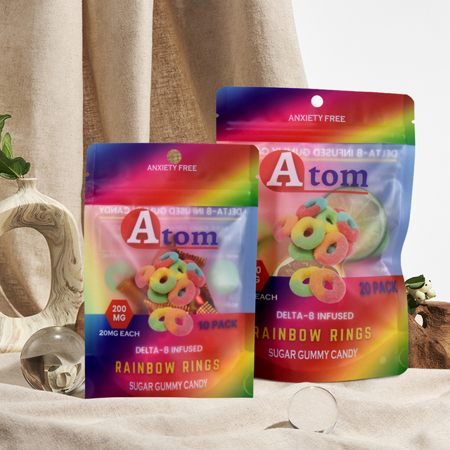 Frosted Finished Stand Up Candy Packaging Bag with Recyclable Material