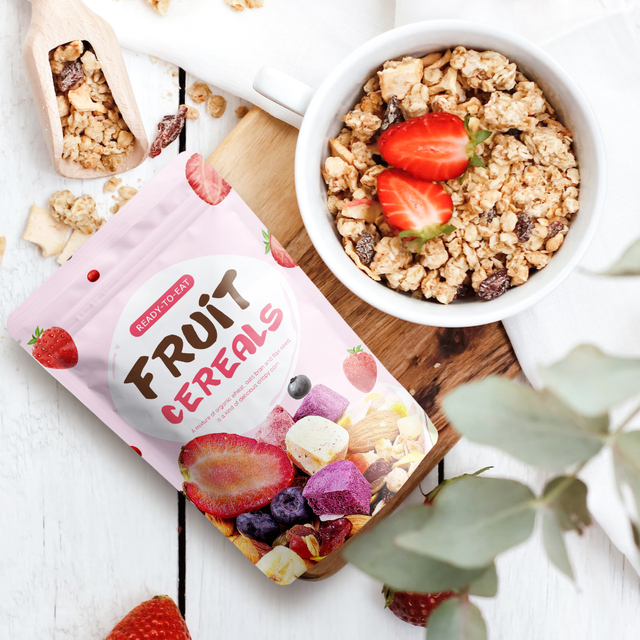 Recycle Code 4 LDPE Zip Lock Stand Up Granola Packaging Bag