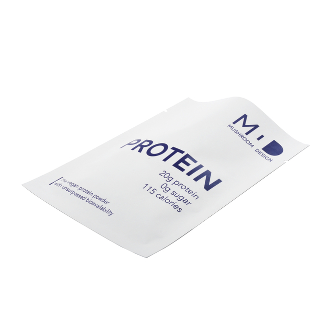 Eco Friendly Post Consumer Recycled (PCR) Vitamins Flat Pouch