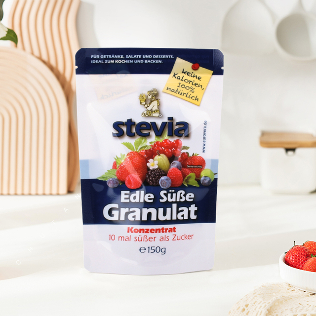 Granola Cereal Stand Up Pouches Custom Print Compostable