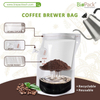 Soft-touch Paper Big Coffee Beans Bag Heat Sealable Gusseted Yellow Coffee Bag