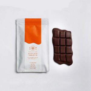 Plant-based Laminated Custom Zipper Lock Lay Flat Pouches for Chocolate Bites