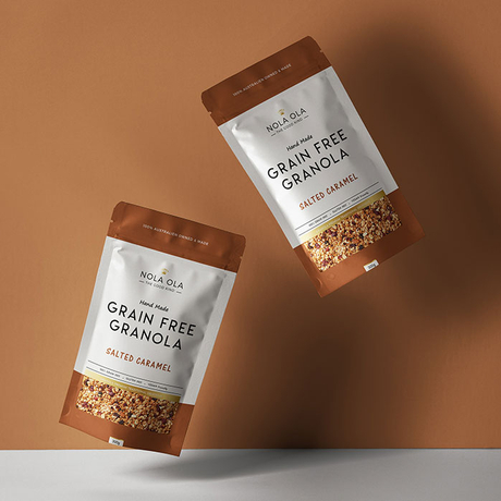 Eco Friendly Zipper Bag Sustainable Custom Stand Up Pouches Wholesale for Granola