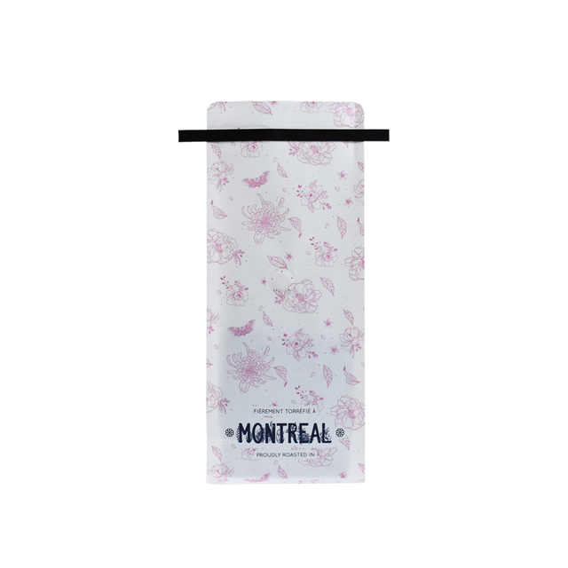 Eco-friendly Kraft Tin Tie Window Coffee Bags with Valve Wholesale