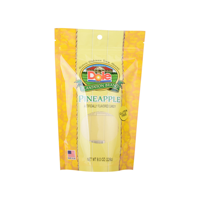 Eco Friendly Dried Pineapple Bags with Zipper