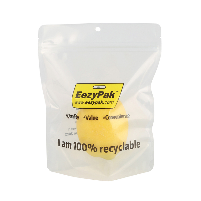 Recyclable Stand Up Snack Zipper Bags