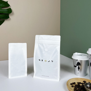 Biodegradable Rice Paper Bag Premium Flexible Packaging for Small Coffee Roasters