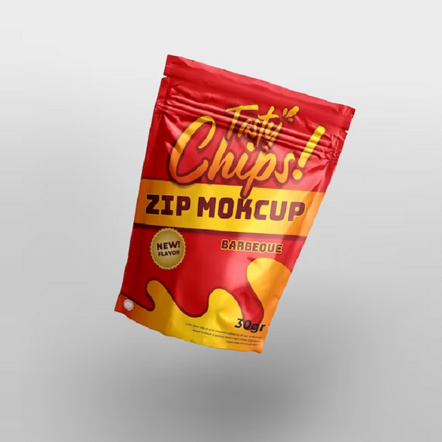 Custom Size Clear Biodegradable Cellophane Bags for Potato Chips