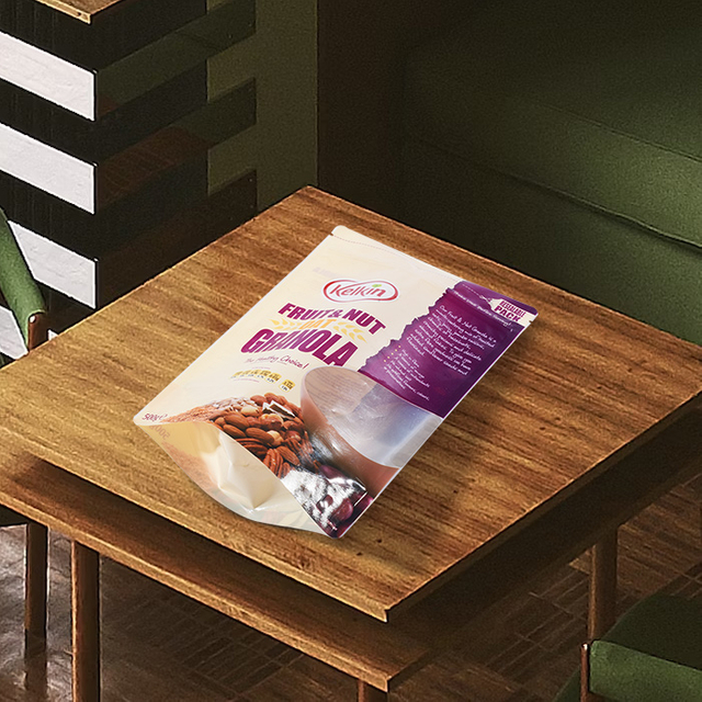 Stand Up Custom Logo Pouch Cello Food Bags Compostable Organic Candy Bags 
