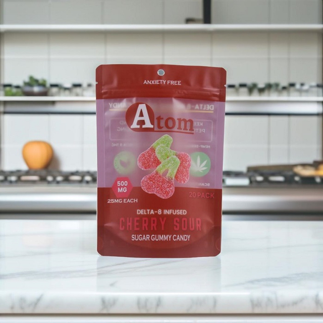 Custom Gummy Bear Pouch Recyled Resealable Cbd Gummy Packaging