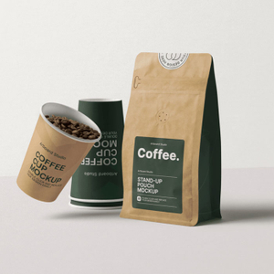 Best Custom Printed Stand Up Coffee Pouches with Valve