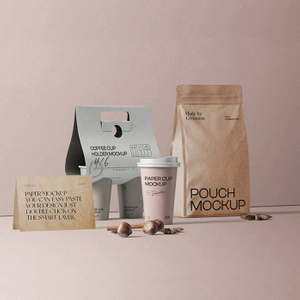 Custom Empty Disposable Coffee Cups Biodegradable Recyclable Coffee Packaging for Wholesale