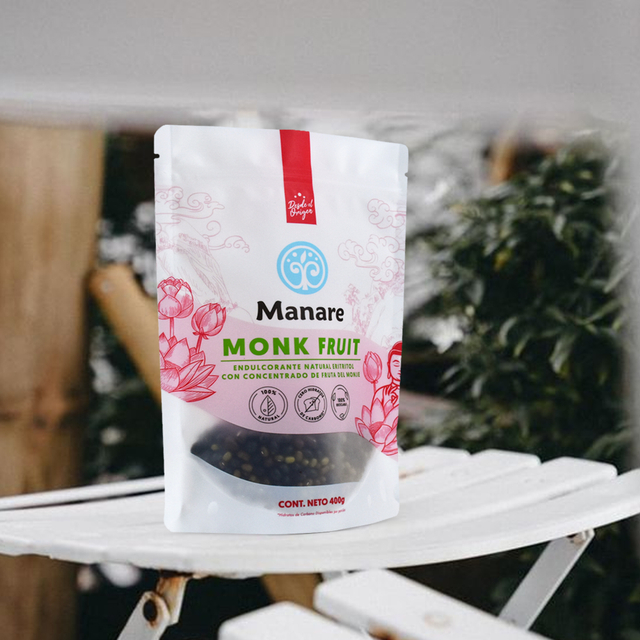 Moisture-proof Matte Printing Recyclable Monk Fruit Packaging Bag