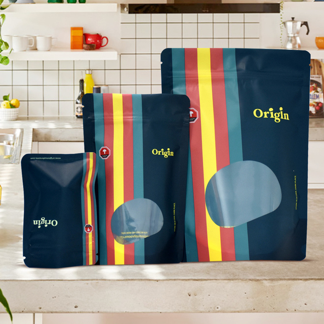 Compostable Stand Up Pouch with Window
