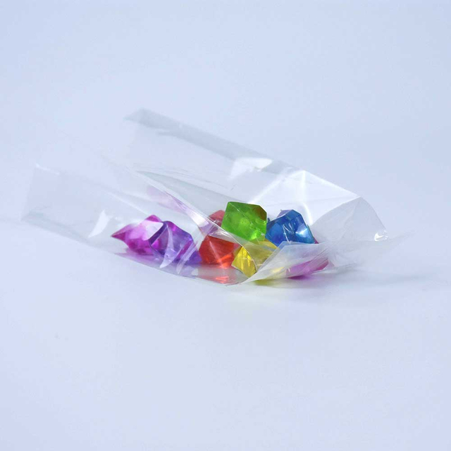Certified Compostable PLA / Cellophane High Clarity Clear Side Gusset Bags for Gifts