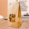 Custom Flat Bottom Cookie Bags Compostable Food Packaging Bag With Ziplock 