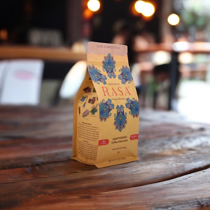 Minimalist Design Box Bottom Yellow 5 Lb Coffee Bags for Coffee Shops